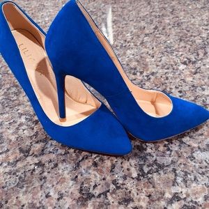 Liliana blue high heel